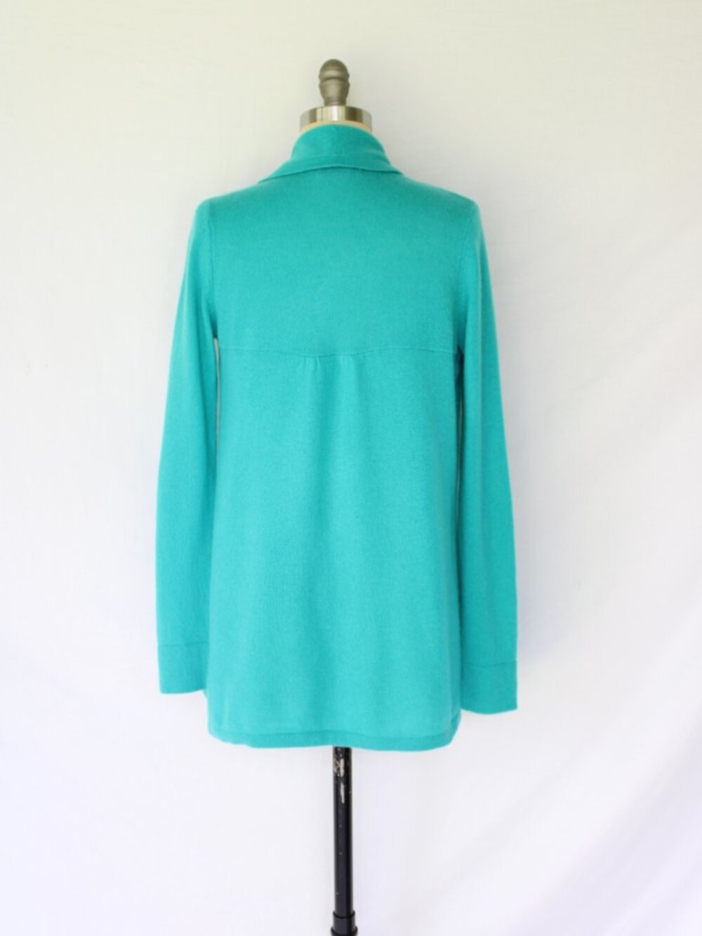 Lilly Pulitzer dress cardigan cocoon cashmere Marette Seabrook Celine teal S - Picture 7 of 8